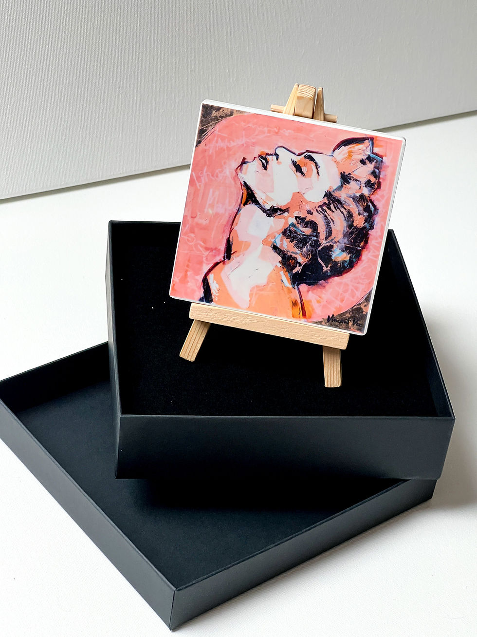 Thumbnail: Madonna Like a Virgin – Pink Pop Limited Edition Fine Art Ceramic Coaster