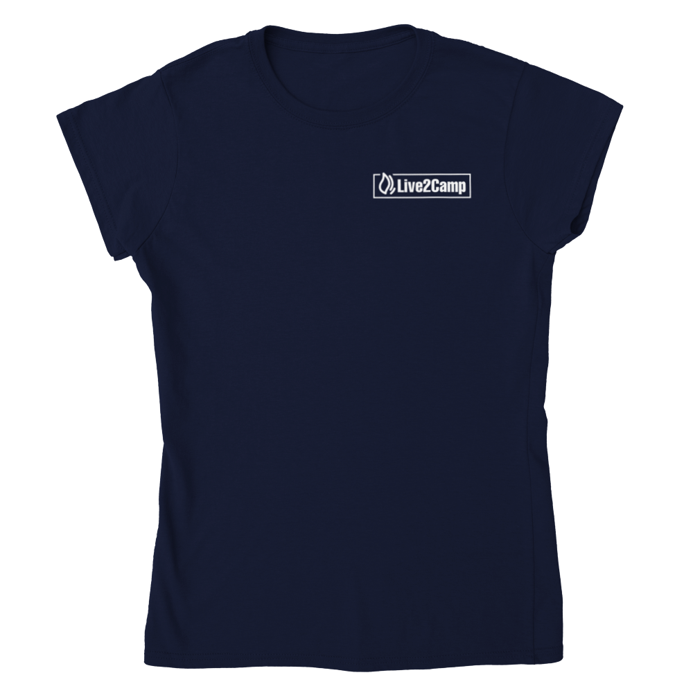 Live2Camp Classic Womens Crewneck T-shirt