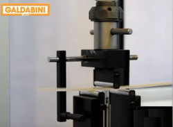 Felxure Testing on a Galdabini Tensile Tester