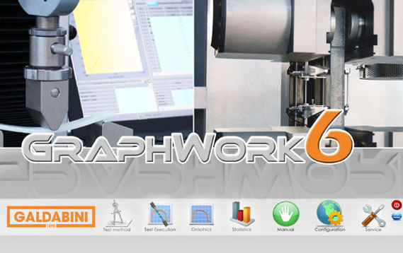 Graphwork 6 software for Galdabini material testing systems