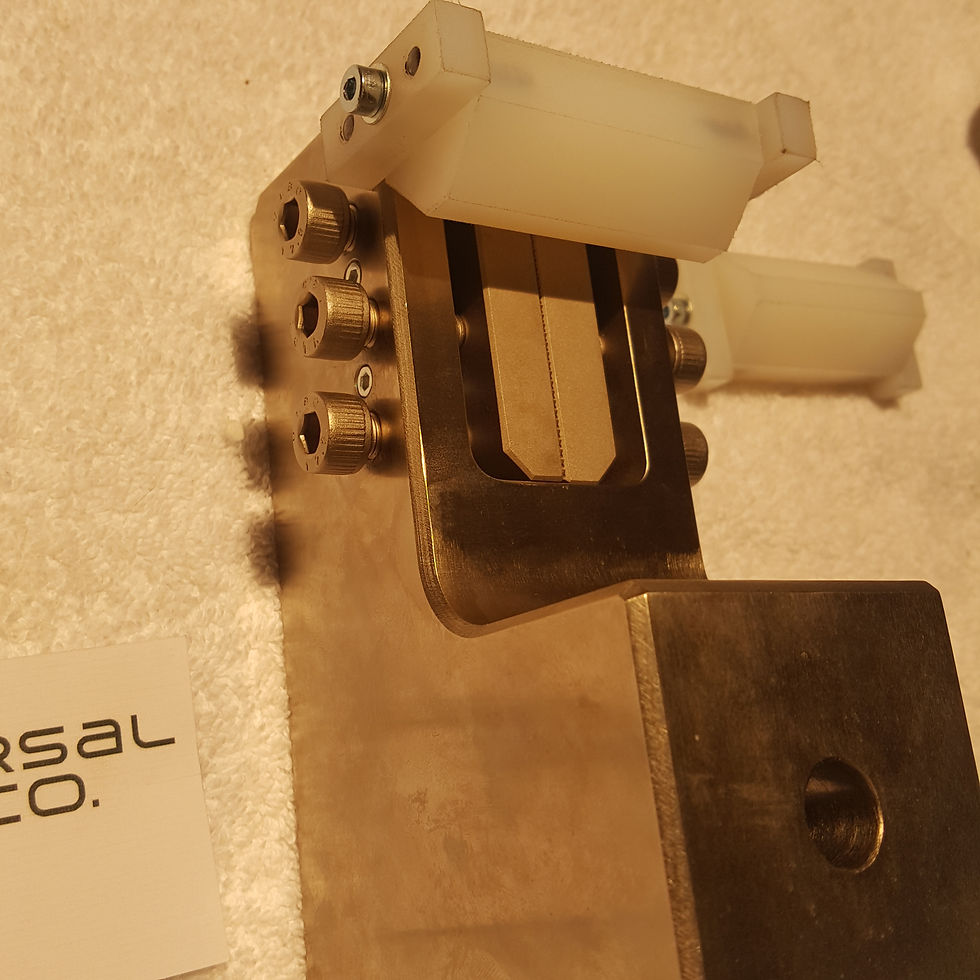 ASTM D7078 V-notched rail shear fixture with sample alignment guide