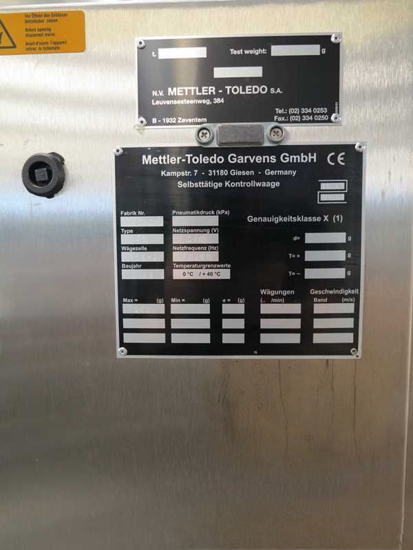 Thumbnail: Lot Of Two Garvens Automation GmbH S2 Check Weighers