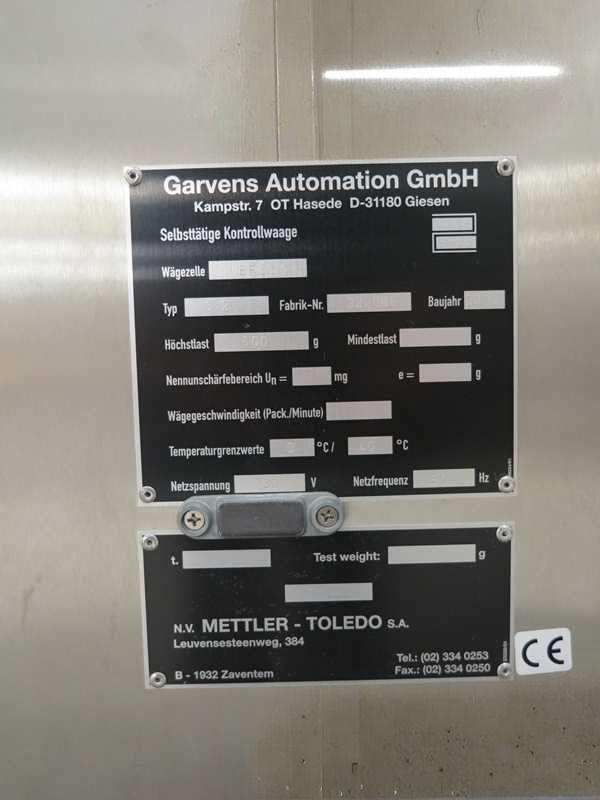 Thumbnail: Garvens Automation GmbH S2 Check Weighe