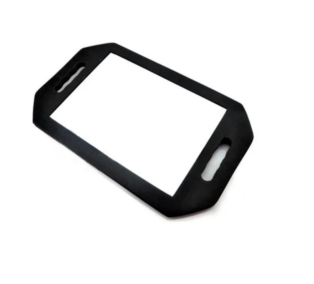 arber Mirror Handheld Foam, Salon Large Foam Hand Mirror with Double Handle, Squ