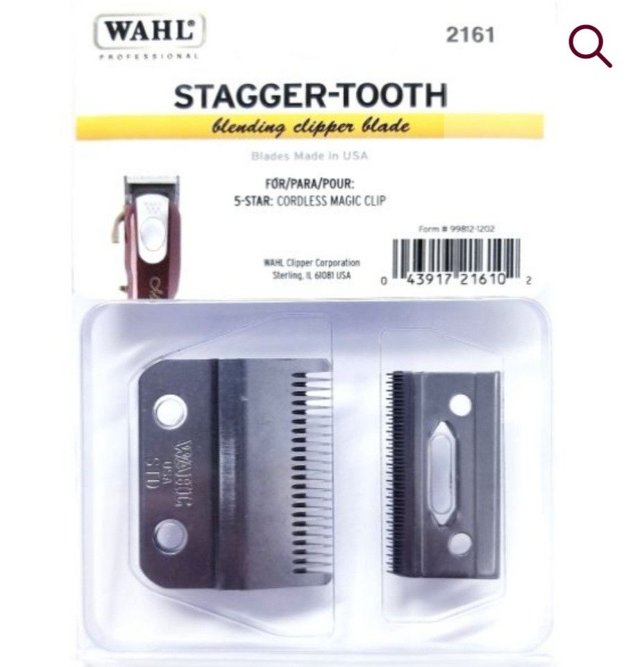 Wahl Stagger-Tooth Blending Clipper Blade For 5 Star Cordless Magic Clip #2161