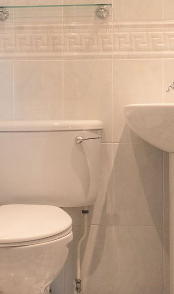 Additional W/C with toilet and basin at The Gate House cottage