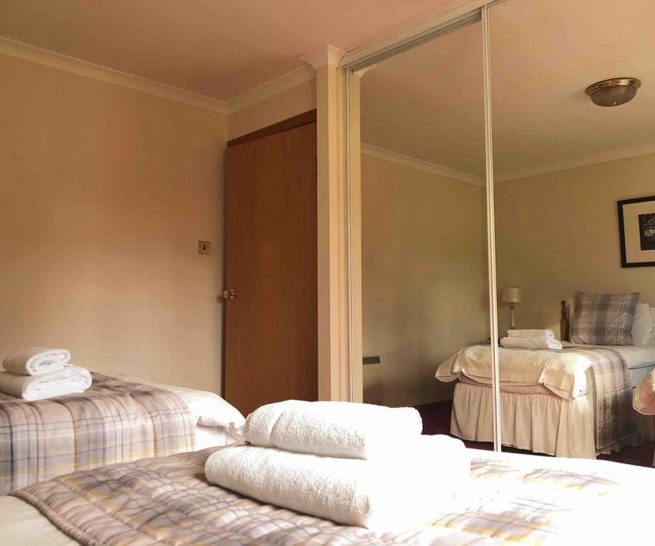 Double bedroom in a 2 bedroom villa at Kilconquhar Castle Estate within a ground-floor layout.
