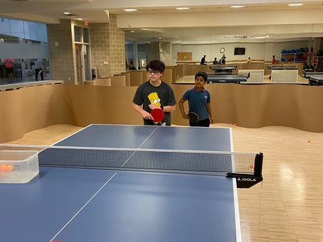 Pong On Wheels Group Lessons re-started on Tuesday at the Rosemeade Rec Center