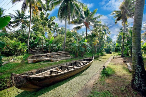 The Backwaters region of Kerala
