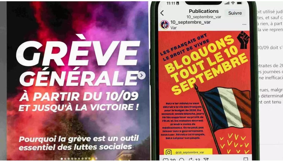 ©225 Voix Press - 10 septembre : un mouvement citoyen insaisissable peut-il vraiment mettre la France à l’arrêt ?