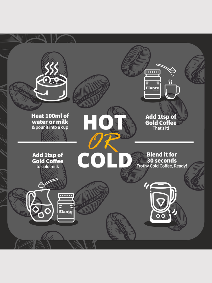 Thumbnail: Elante Gold & Hazelnut Instant Coffee | Combo  of 2