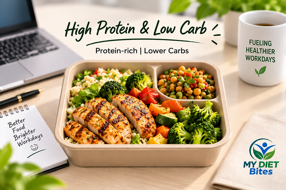High protein low carb meal