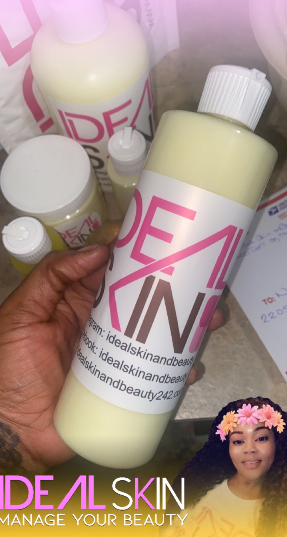 Thumbnail: 12 oz rich glow lotion (in bottle)