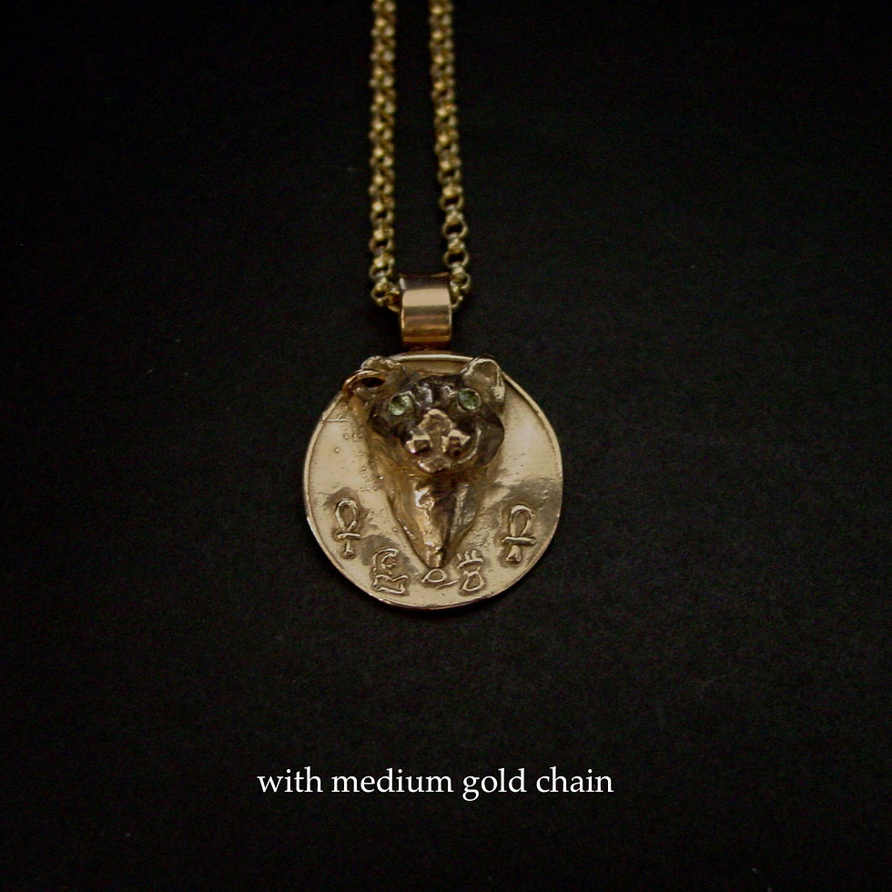 Thumbnail: Bastet necklace medium chain