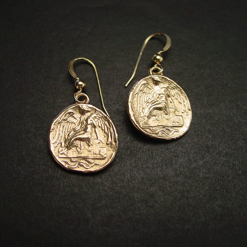 Thumbnail: Winged victory earrings