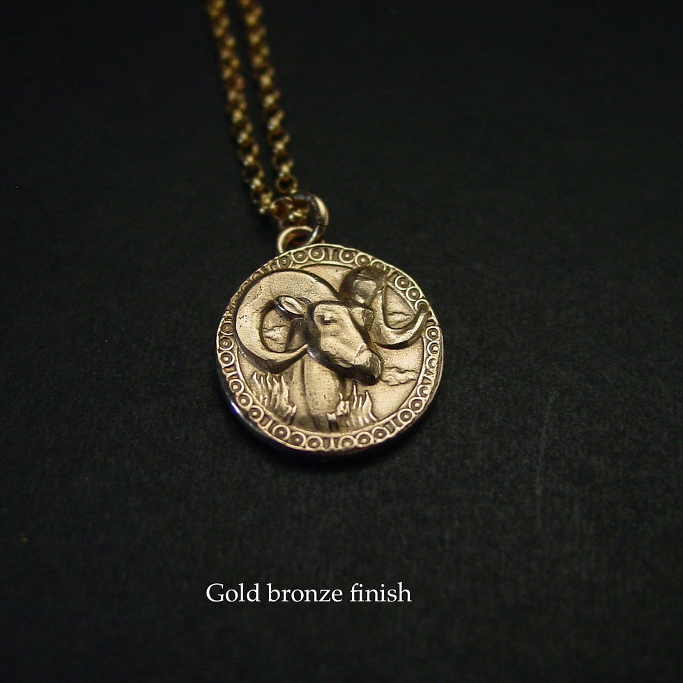 Thumbnail: Aries necklace gold