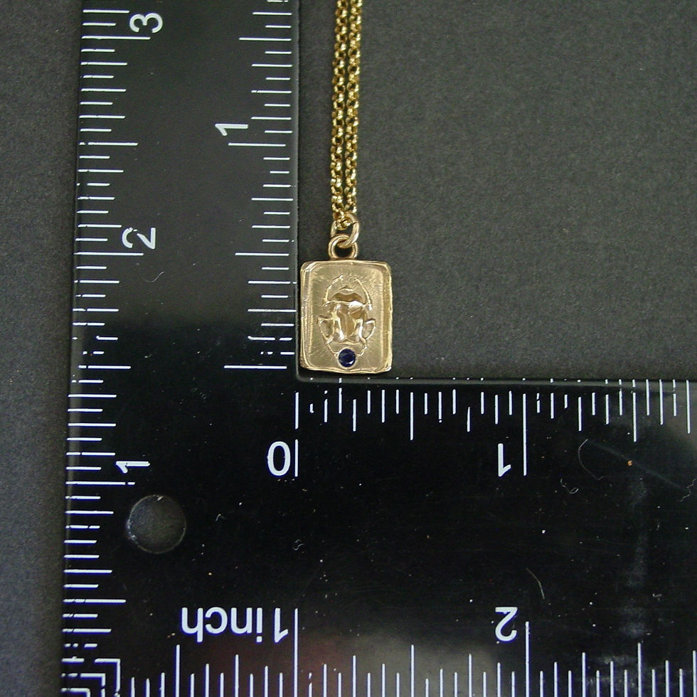 Thumbnail: Scarab Beetle Necklace - Symbol of Regeneration and Rebirth