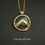 Thumbnail: Spartan shield pendant with thin gold chain