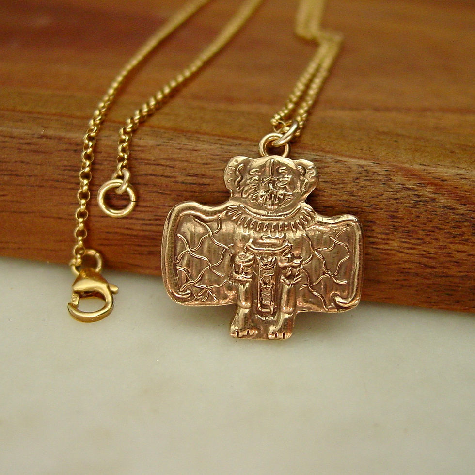 Camazotz Bat necklace with clasp