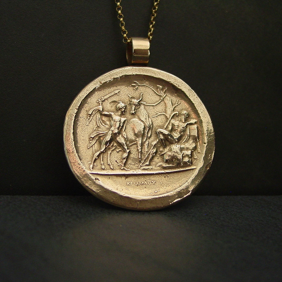 Thumbnail: Hermes and Argus necklace on slate