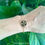 Thumbnail: Jerusalem cross thin chain on wrist