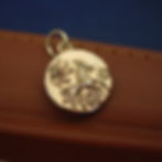 Thumbnail: Gold Celtic horse coin pendant