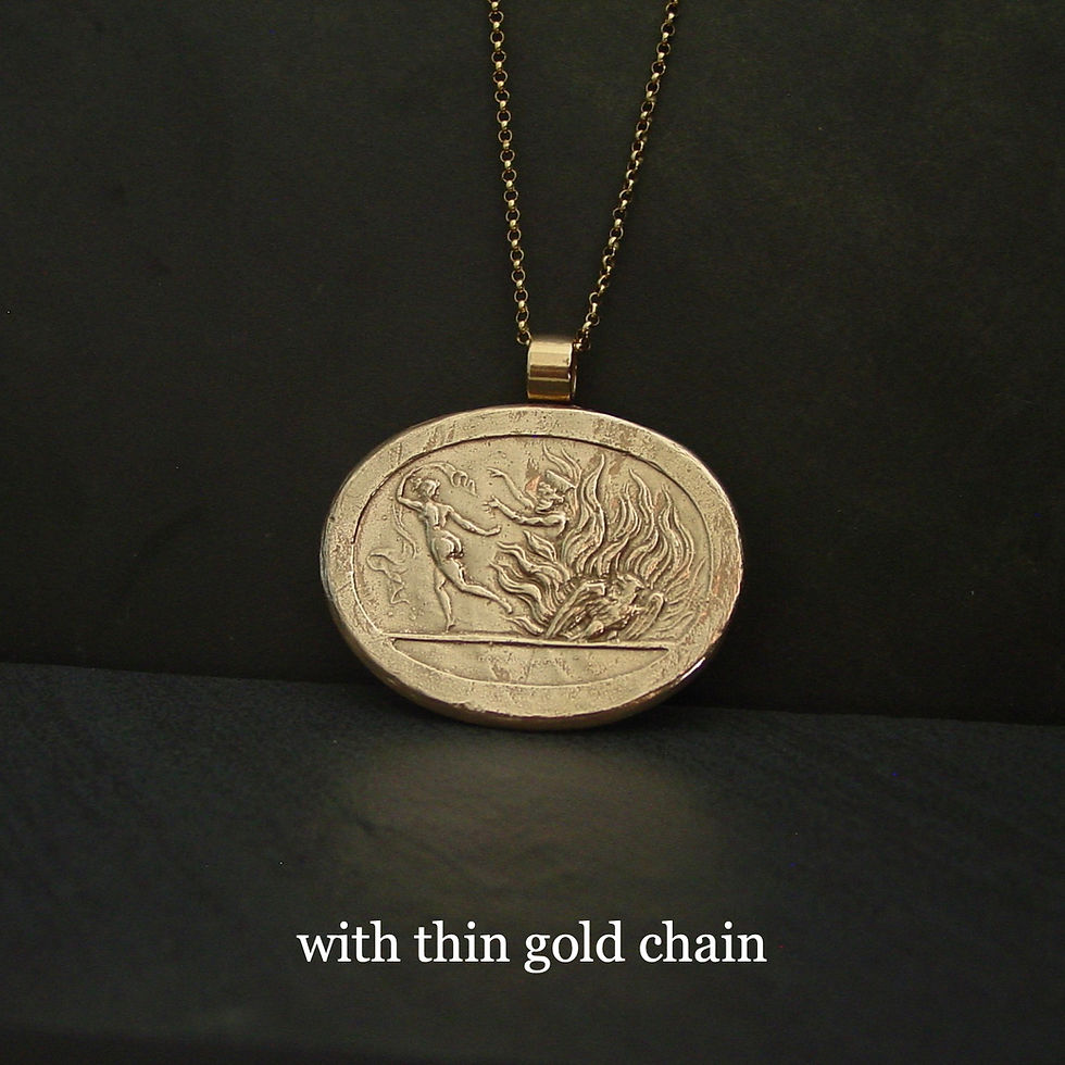 Thumbnail: Hades and Persephone with thin gold chain