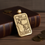 Thumbnail: Tarot card pendant Strength on book