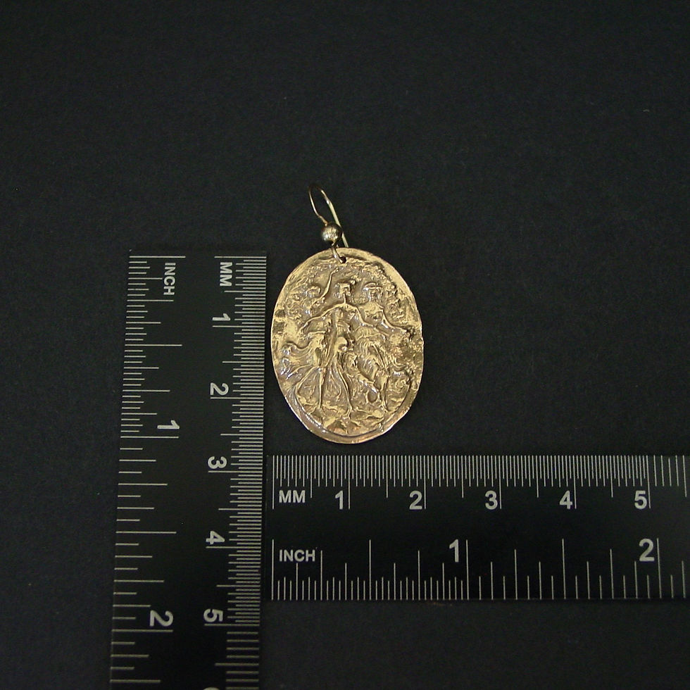 Thumbnail: Three Graces earrings measurements