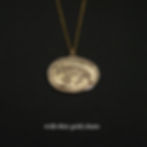 Thumbnail: Coyote necklace with thin gold chain