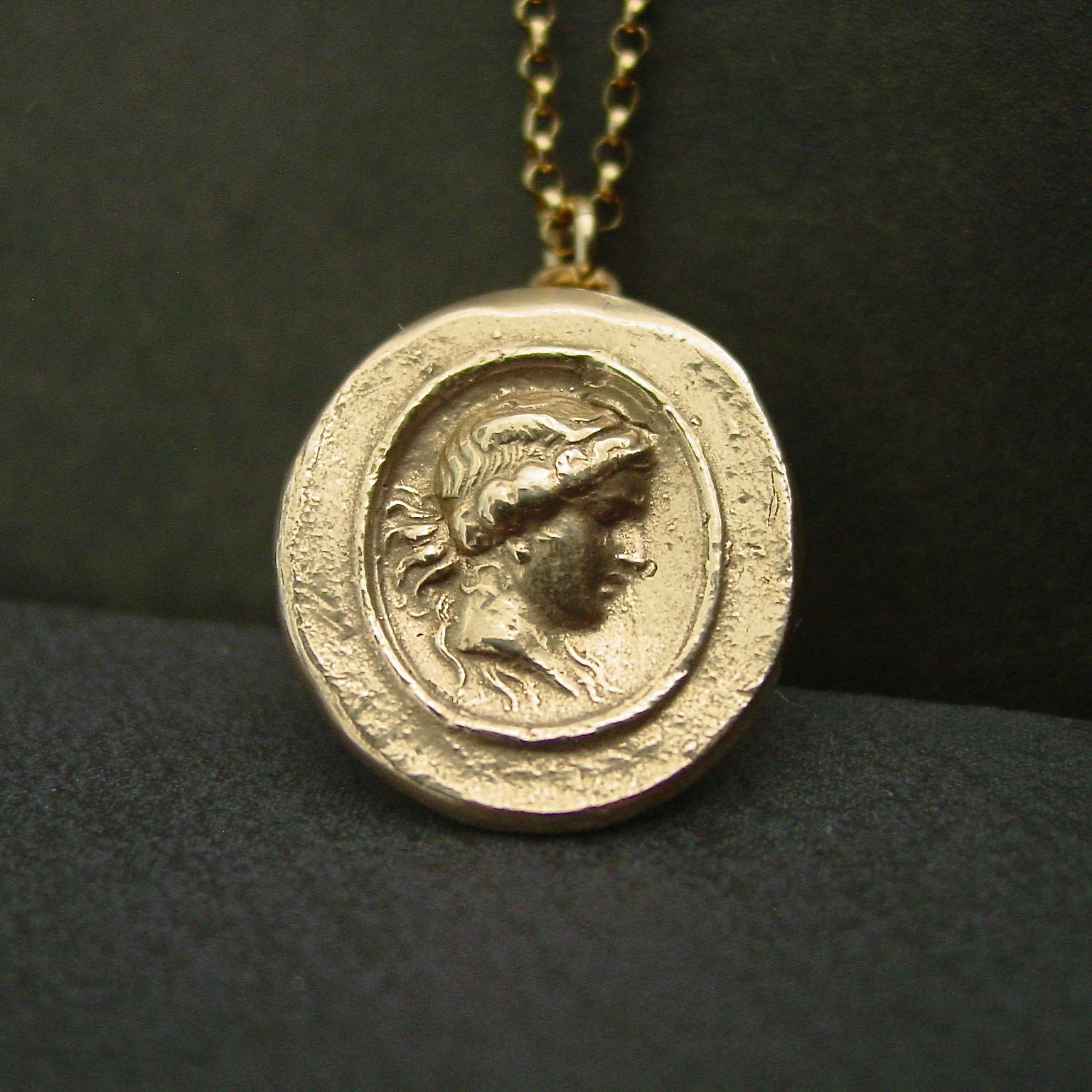 Demeter necklace close up
