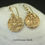 Thumbnail: Aquarius earrings gold finish