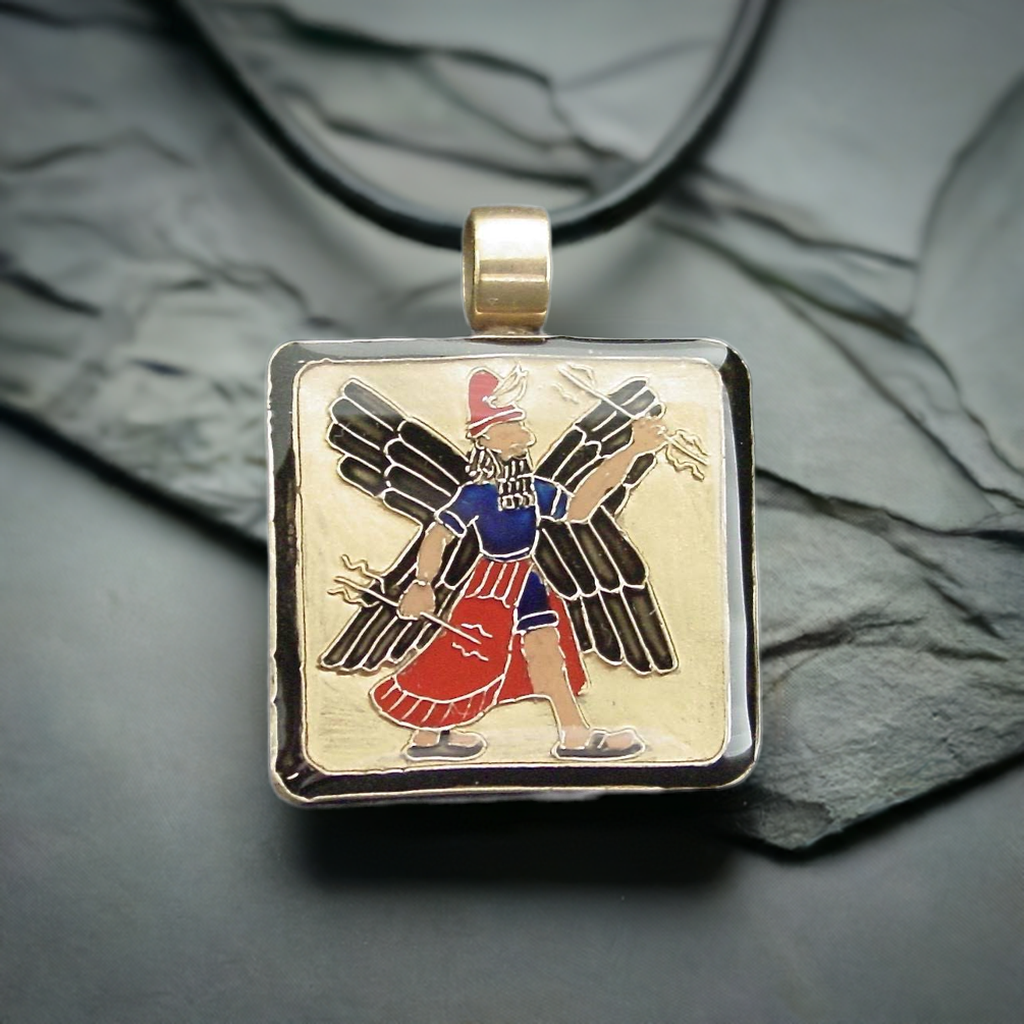 Marduk pendant on slate