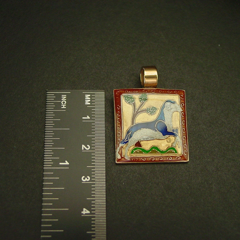 Thumbnail: Ram Aries Necklace measurements