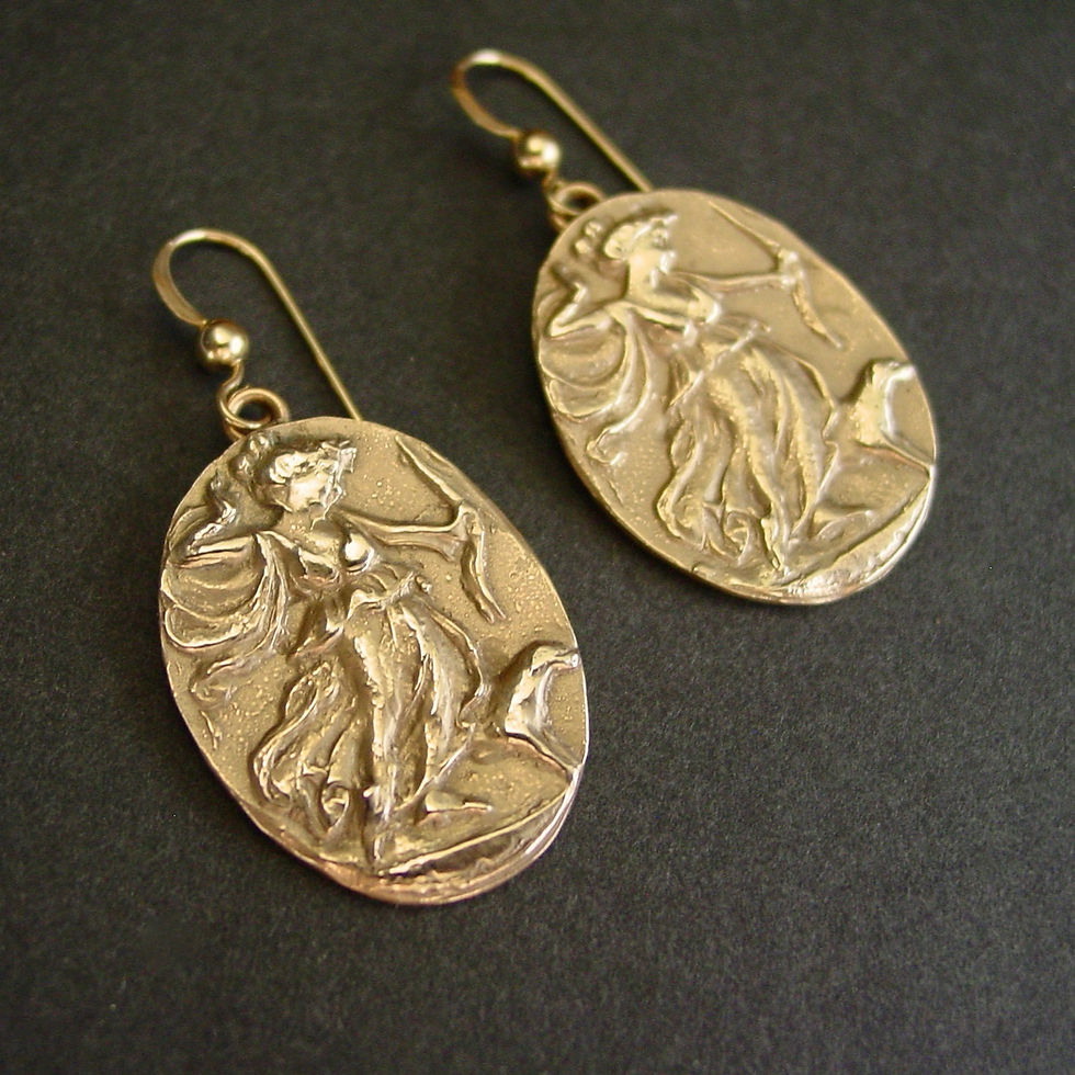Thumbnail: Artemis cameo earrings