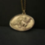 American Raccoon Necklace close up