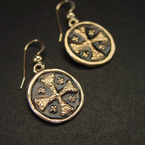 Jerusalem Cross Earrings