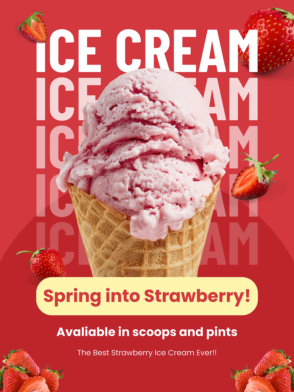 Red Maximalist Ice Cream Promo Poster.png