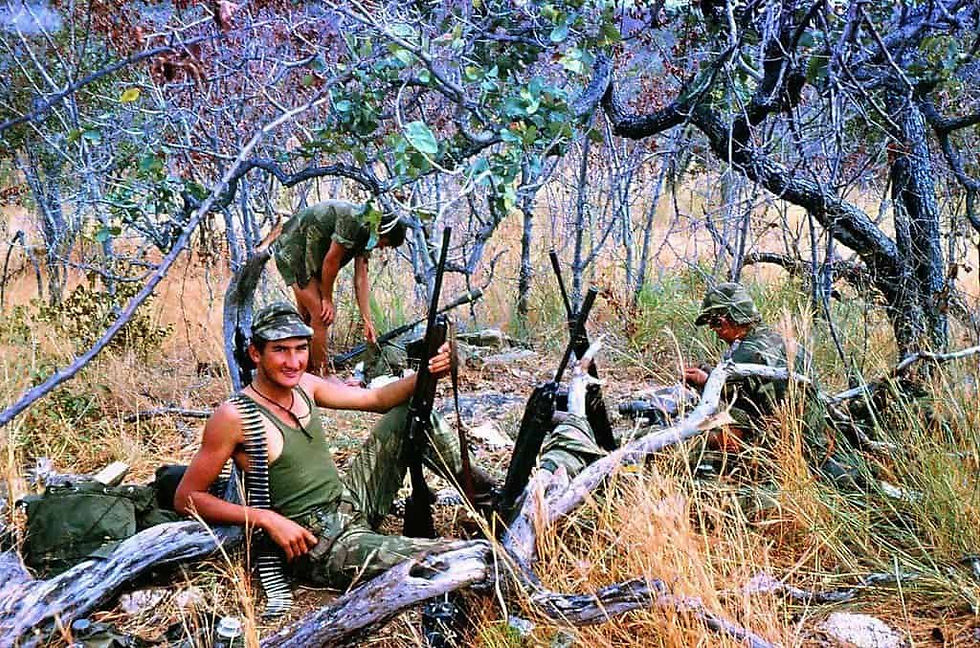 Типова стоянка родезійських ЗС