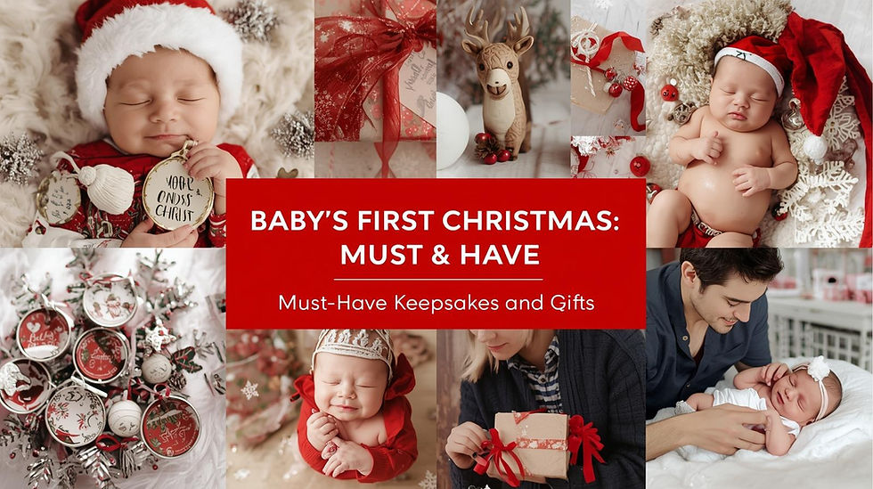 Baby’s First Christmas: Must-Have Keepsakes and Gifts