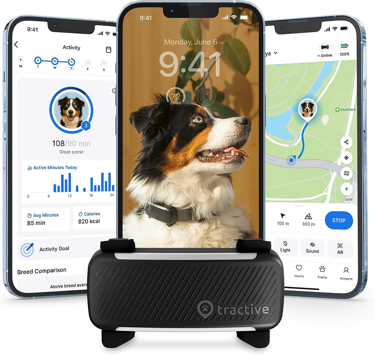 This smart GPS tracker offers real-time location tracking, customizable virtual fences, and even mon