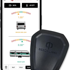 Beech Lane Wireless RV Leveling System, Made in the USA, User-Friendly Phone App With Real-Time Prec