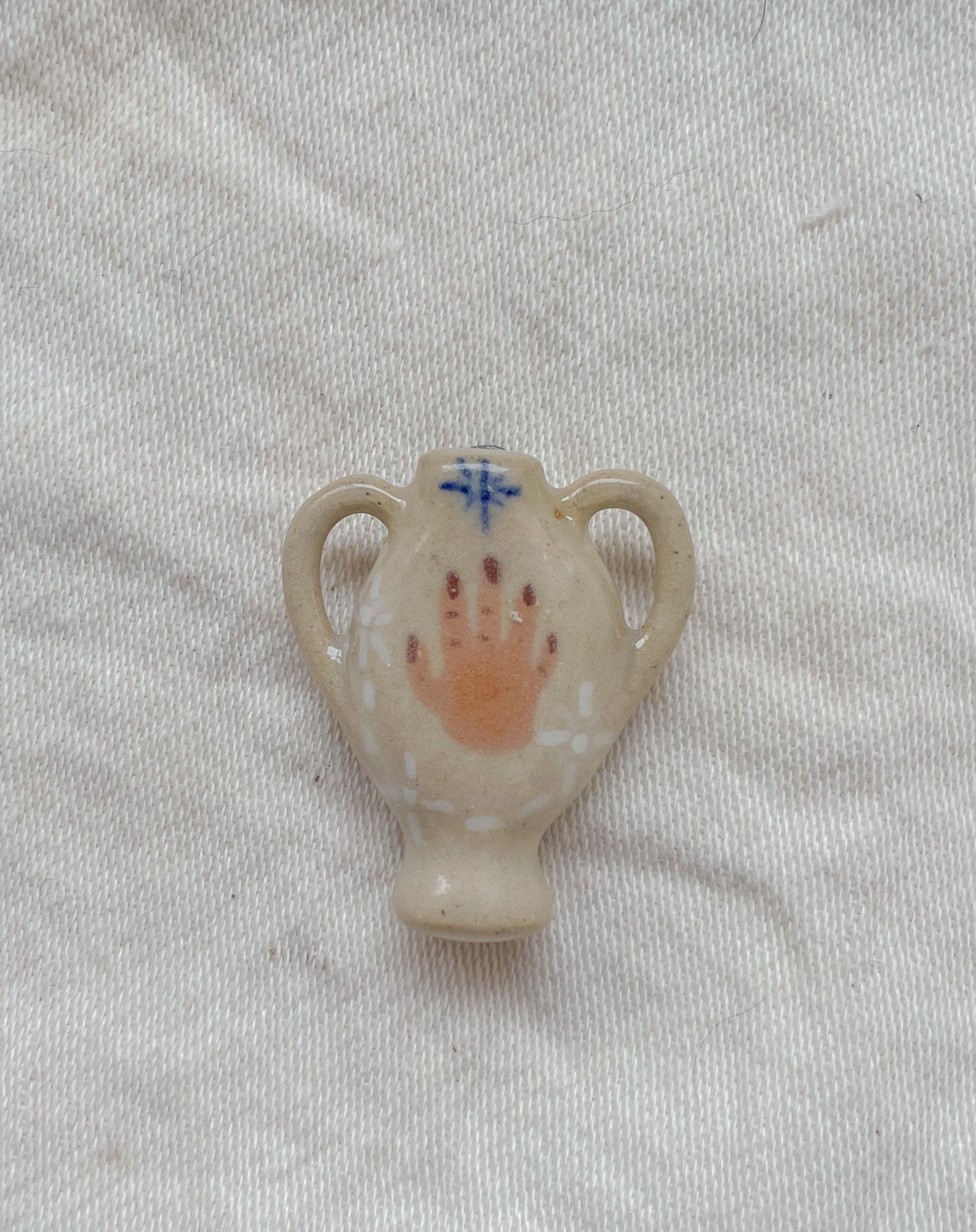 Greek Vase, Charm Necklace
