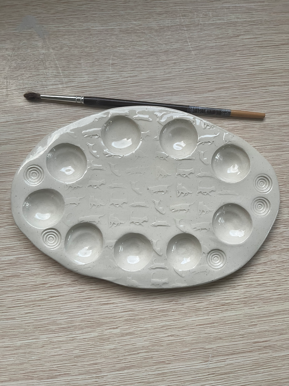 Grande Palette aquarelle chats