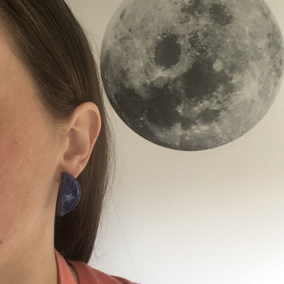 Miniature : Boucles d'oreilles demi-lunes