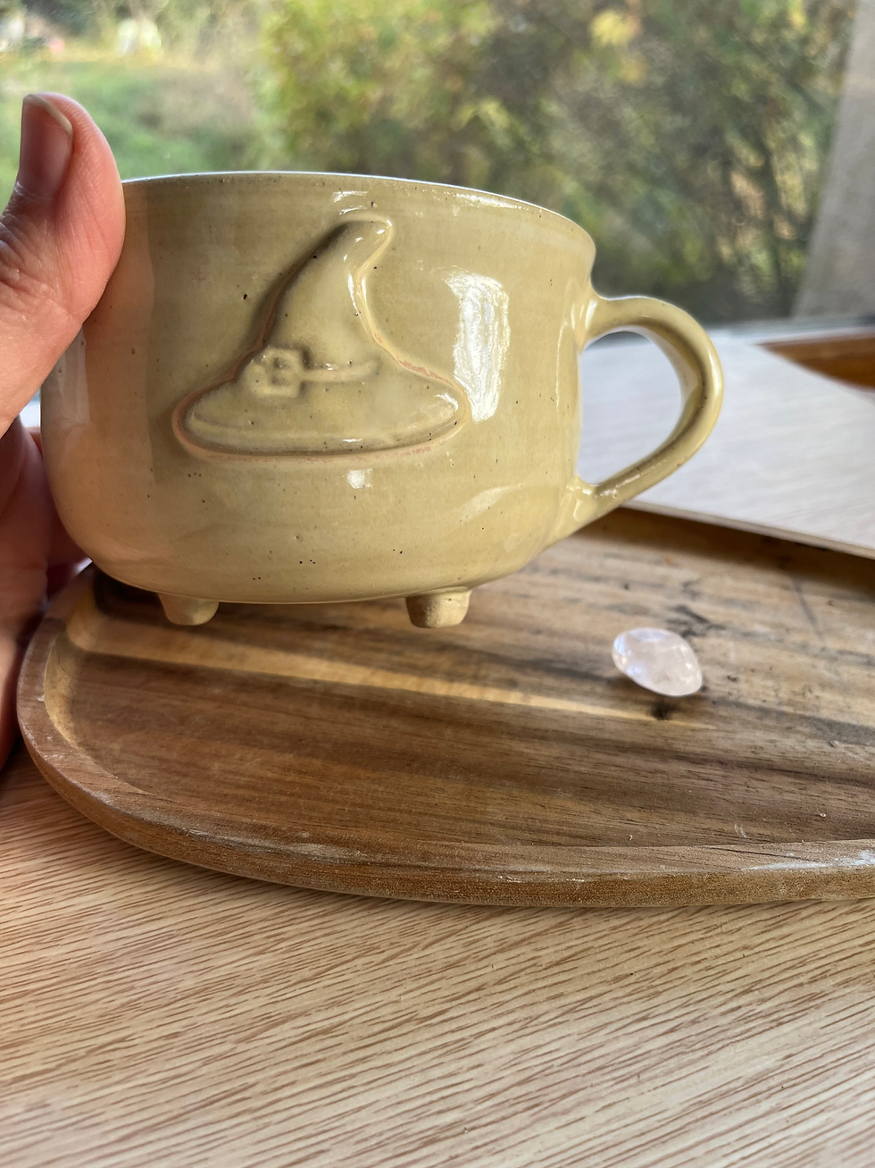 Miniature : Mug chaudron chapeau de sorcière crème