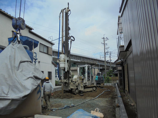 地盤改良工事♪