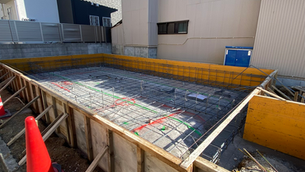 【瓦町モデル】基礎配筋