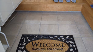 玄関マット設置完了♪