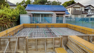 豊橋市　Ｔ様邸の基礎配筋検査